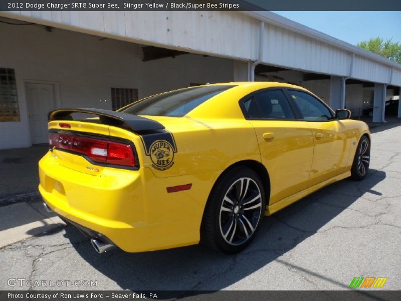 Stinger Yellow / Black/Super Bee Stripes 2012 Dodge Charger SRT8 Super Bee