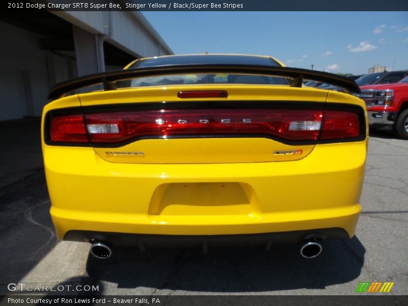 Stinger Yellow / Black/Super Bee Stripes 2012 Dodge Charger SRT8 Super Bee