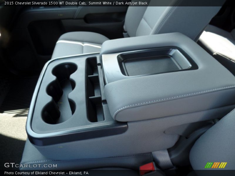 Summit White / Dark Ash/Jet Black 2015 Chevrolet Silverado 1500 WT Double Cab