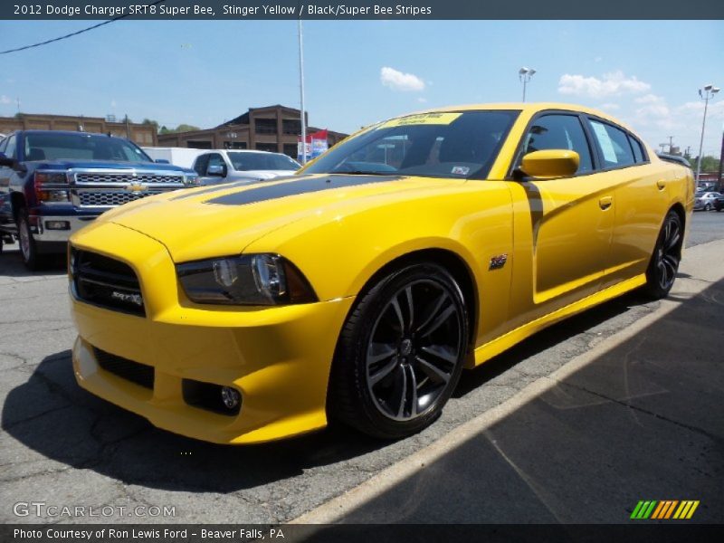 Stinger Yellow / Black/Super Bee Stripes 2012 Dodge Charger SRT8 Super Bee
