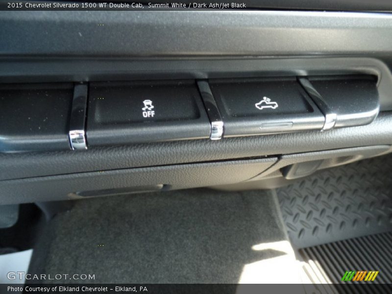 Summit White / Dark Ash/Jet Black 2015 Chevrolet Silverado 1500 WT Double Cab