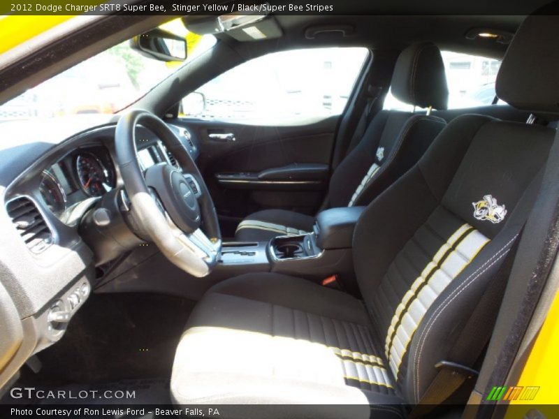 Stinger Yellow / Black/Super Bee Stripes 2012 Dodge Charger SRT8 Super Bee