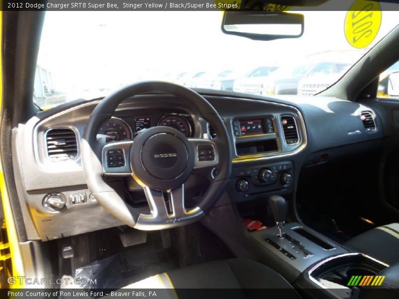 Stinger Yellow / Black/Super Bee Stripes 2012 Dodge Charger SRT8 Super Bee