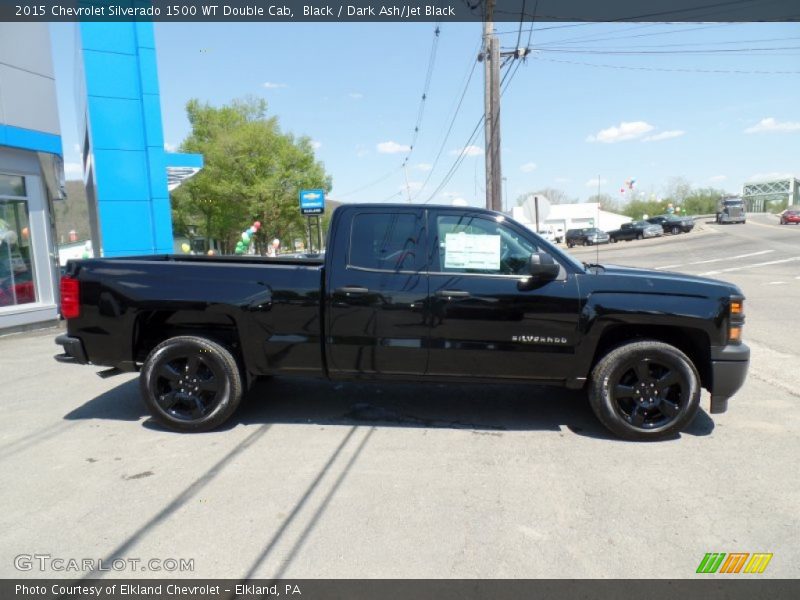 Black / Dark Ash/Jet Black 2015 Chevrolet Silverado 1500 WT Double Cab