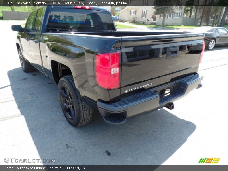 Black / Dark Ash/Jet Black 2015 Chevrolet Silverado 1500 WT Double Cab