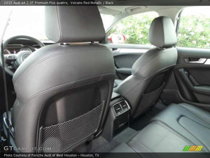 Volcano Red Metallic / Black 2015 Audi A4 2.0T Premium Plus quattro