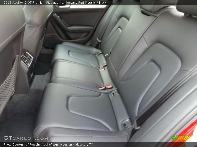 Volcano Red Metallic / Black 2015 Audi A4 2.0T Premium Plus quattro