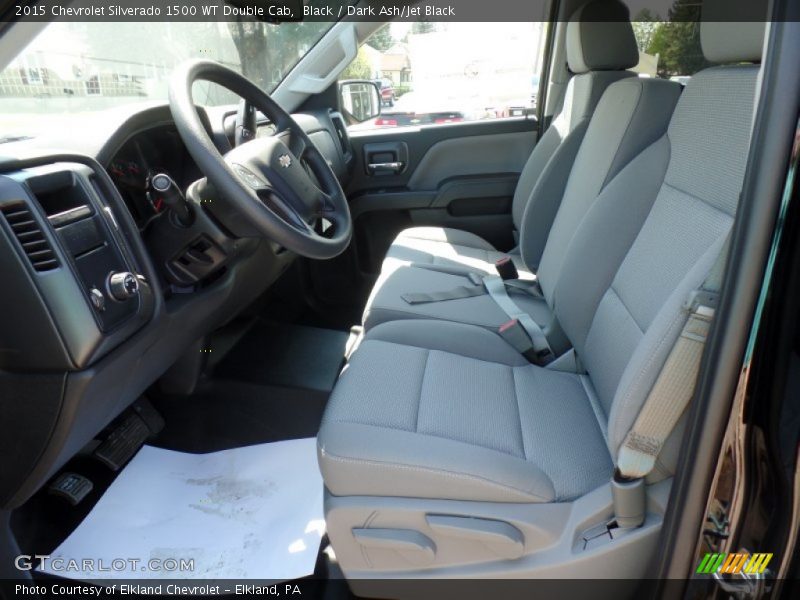 Black / Dark Ash/Jet Black 2015 Chevrolet Silverado 1500 WT Double Cab