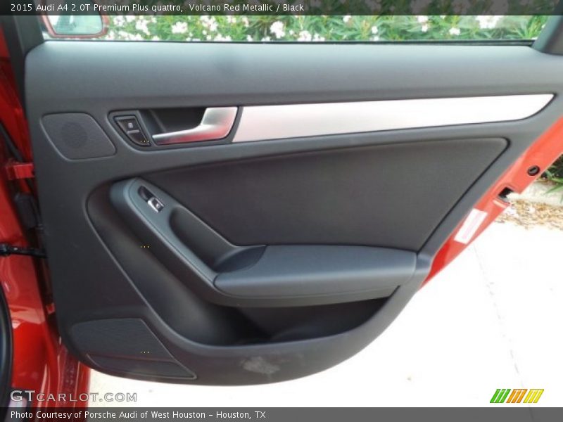 Volcano Red Metallic / Black 2015 Audi A4 2.0T Premium Plus quattro