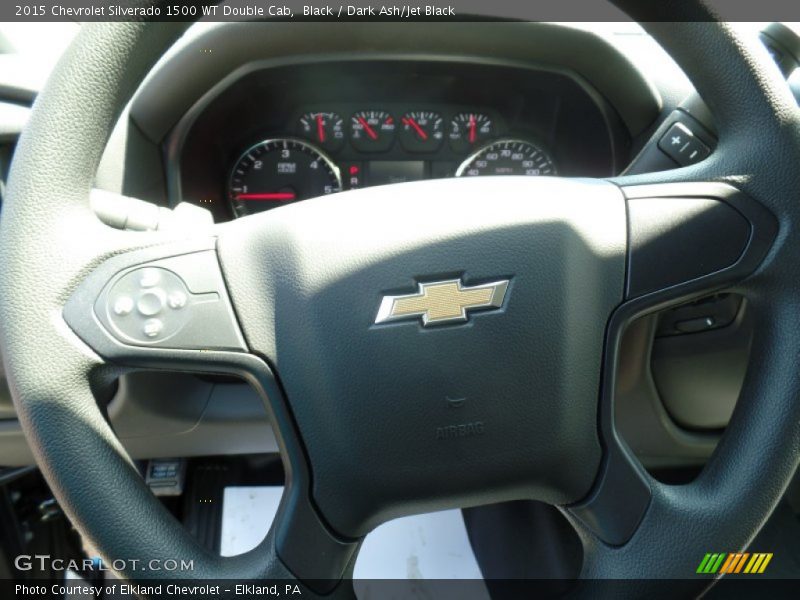 Black / Dark Ash/Jet Black 2015 Chevrolet Silverado 1500 WT Double Cab