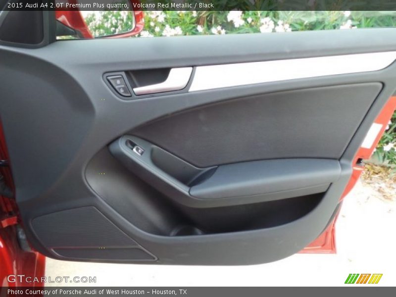 Volcano Red Metallic / Black 2015 Audi A4 2.0T Premium Plus quattro