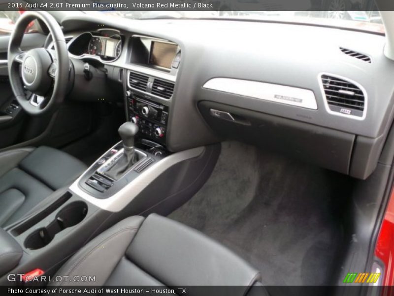 Volcano Red Metallic / Black 2015 Audi A4 2.0T Premium Plus quattro