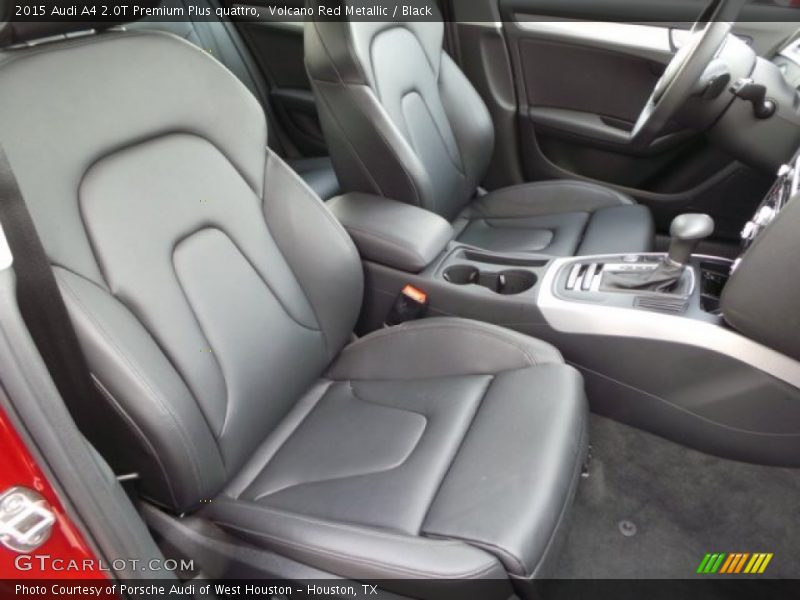 Volcano Red Metallic / Black 2015 Audi A4 2.0T Premium Plus quattro