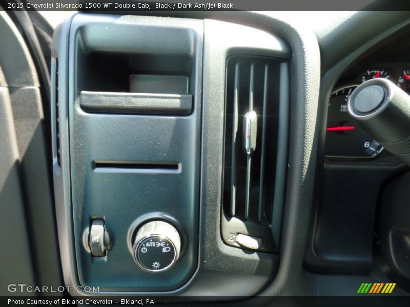 Black / Dark Ash/Jet Black 2015 Chevrolet Silverado 1500 WT Double Cab