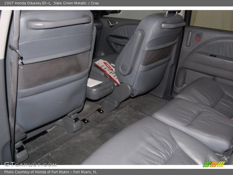 Slate Green Metallic / Gray 2007 Honda Odyssey EX-L