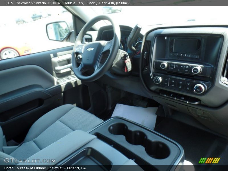 Black / Dark Ash/Jet Black 2015 Chevrolet Silverado 1500 WT Double Cab