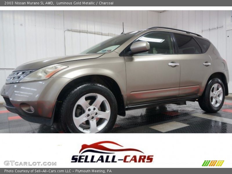 Luminous Gold Metallic / Charcoal 2003 Nissan Murano SL AWD