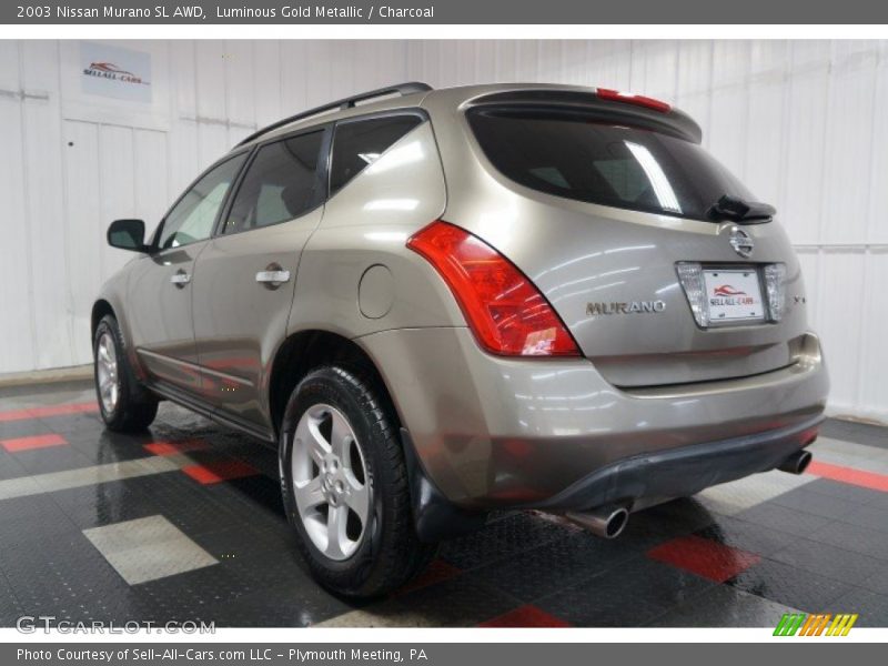 Luminous Gold Metallic / Charcoal 2003 Nissan Murano SL AWD