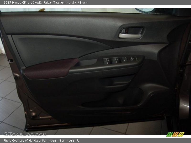 Urban Titanium Metallic / Black 2015 Honda CR-V LX AWD