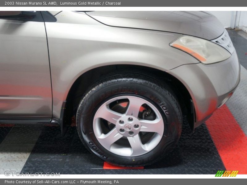 Luminous Gold Metallic / Charcoal 2003 Nissan Murano SL AWD