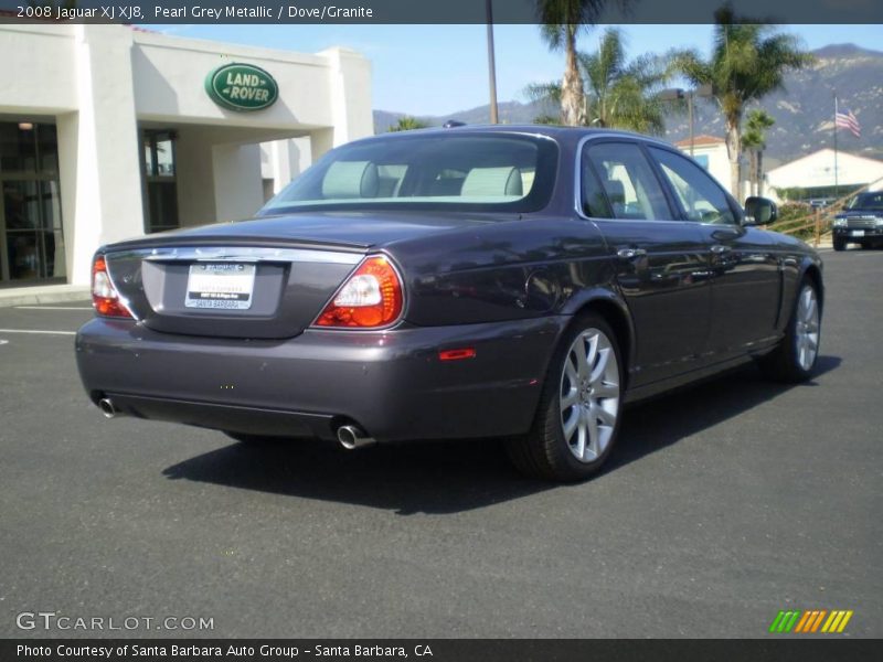 Pearl Grey Metallic / Dove/Granite 2008 Jaguar XJ XJ8