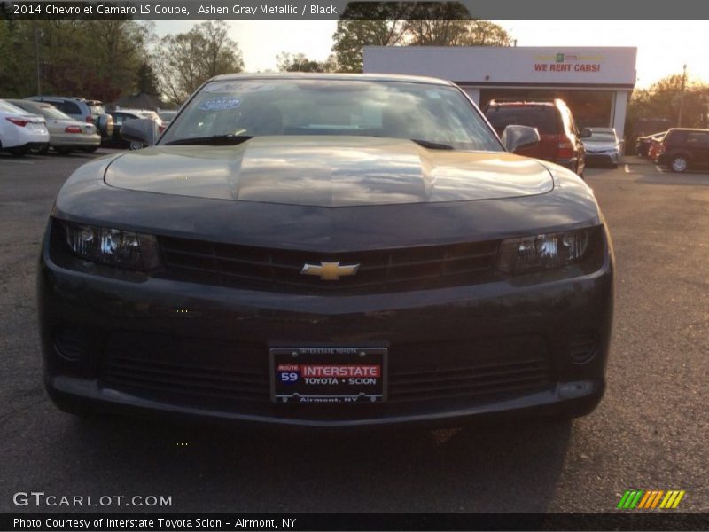 Ashen Gray Metallic / Black 2014 Chevrolet Camaro LS Coupe