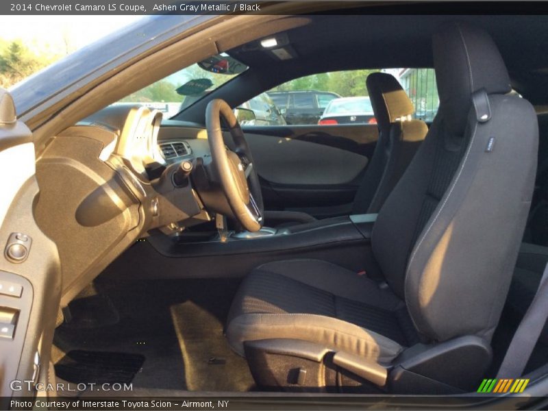 Ashen Gray Metallic / Black 2014 Chevrolet Camaro LS Coupe