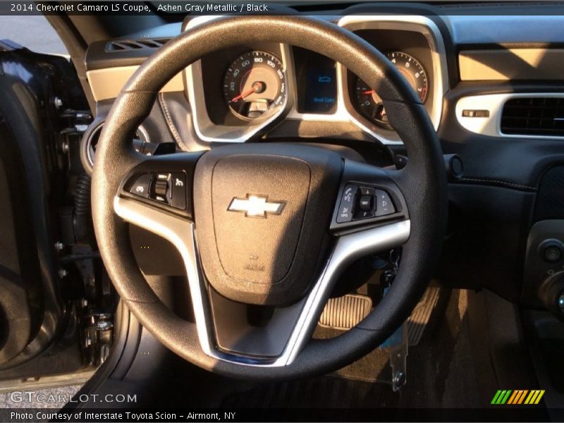 Ashen Gray Metallic / Black 2014 Chevrolet Camaro LS Coupe