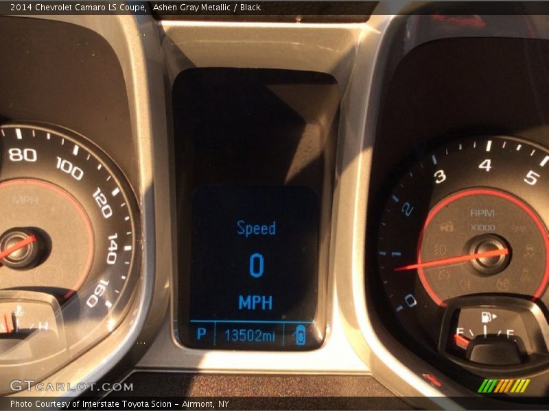 Ashen Gray Metallic / Black 2014 Chevrolet Camaro LS Coupe