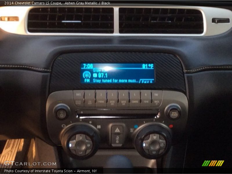 Ashen Gray Metallic / Black 2014 Chevrolet Camaro LS Coupe
