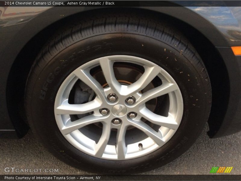 Ashen Gray Metallic / Black 2014 Chevrolet Camaro LS Coupe