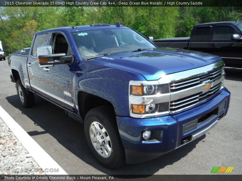 Front 3/4 View of 2015 Silverado 3500HD High Country Crew Cab 4x4