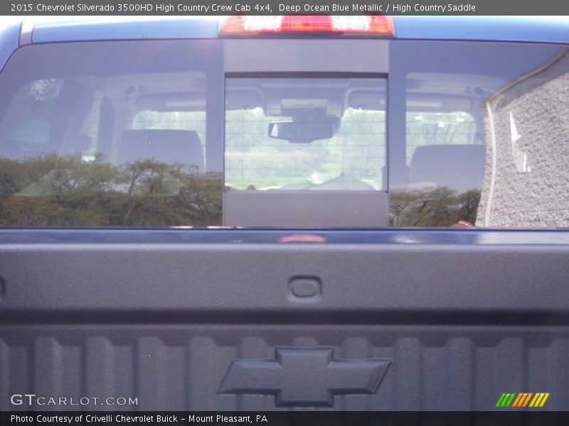 Deep Ocean Blue Metallic / High Country Saddle 2015 Chevrolet Silverado 3500HD High Country Crew Cab 4x4