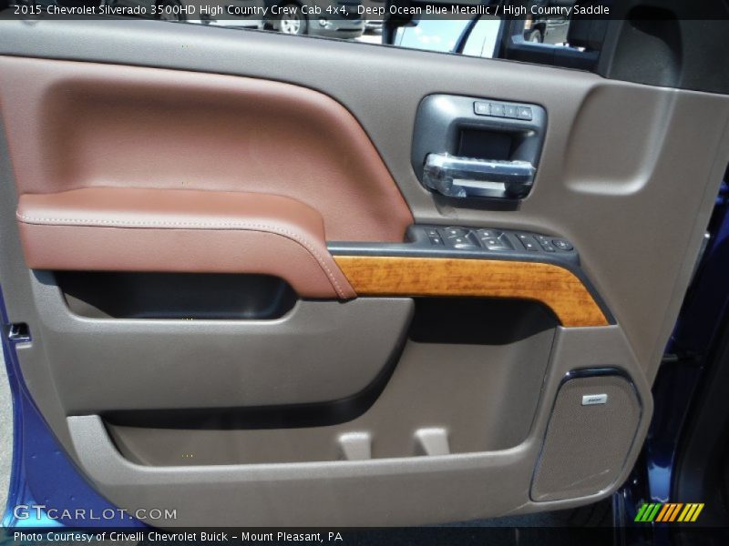 Door Panel of 2015 Silverado 3500HD High Country Crew Cab 4x4