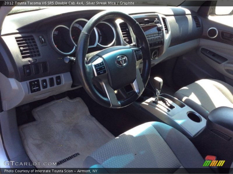 Silver Streak Mica / Graphite 2012 Toyota Tacoma V6 SR5 Double Cab 4x4
