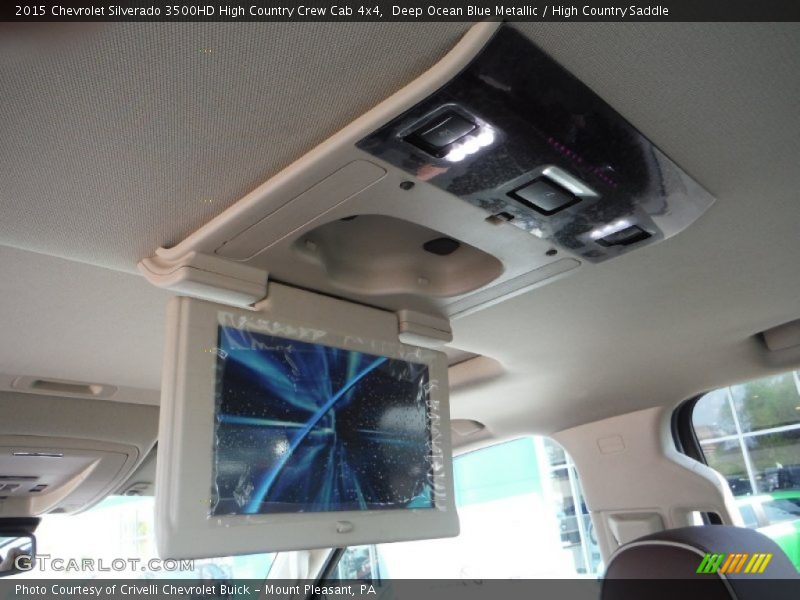 Deep Ocean Blue Metallic / High Country Saddle 2015 Chevrolet Silverado 3500HD High Country Crew Cab 4x4