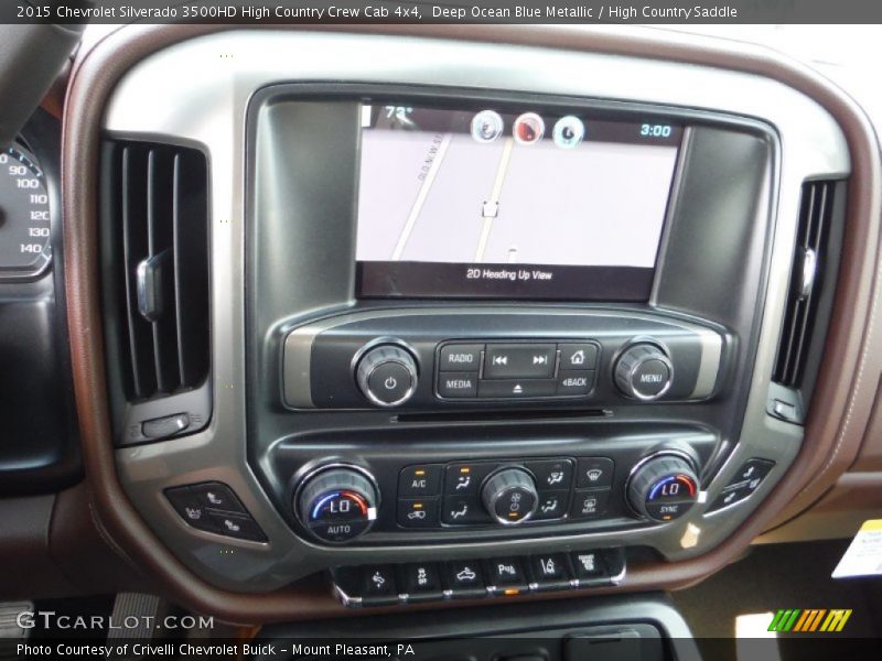 Controls of 2015 Silverado 3500HD High Country Crew Cab 4x4