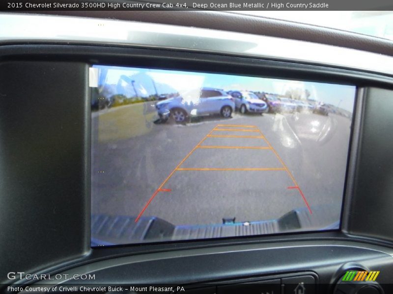 Deep Ocean Blue Metallic / High Country Saddle 2015 Chevrolet Silverado 3500HD High Country Crew Cab 4x4