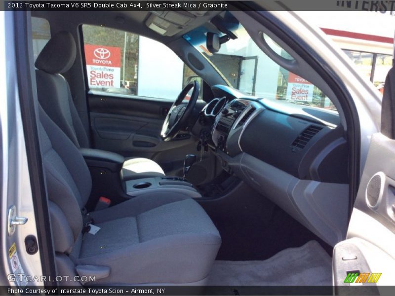 Silver Streak Mica / Graphite 2012 Toyota Tacoma V6 SR5 Double Cab 4x4