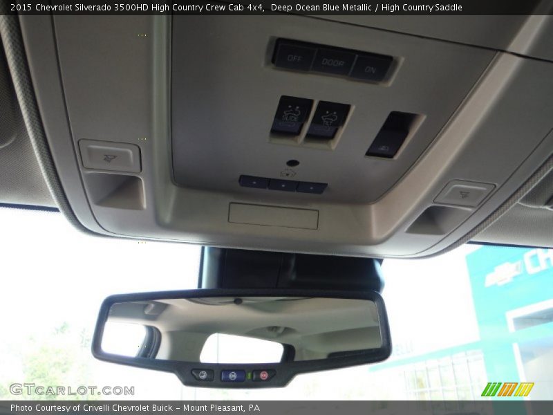 Deep Ocean Blue Metallic / High Country Saddle 2015 Chevrolet Silverado 3500HD High Country Crew Cab 4x4