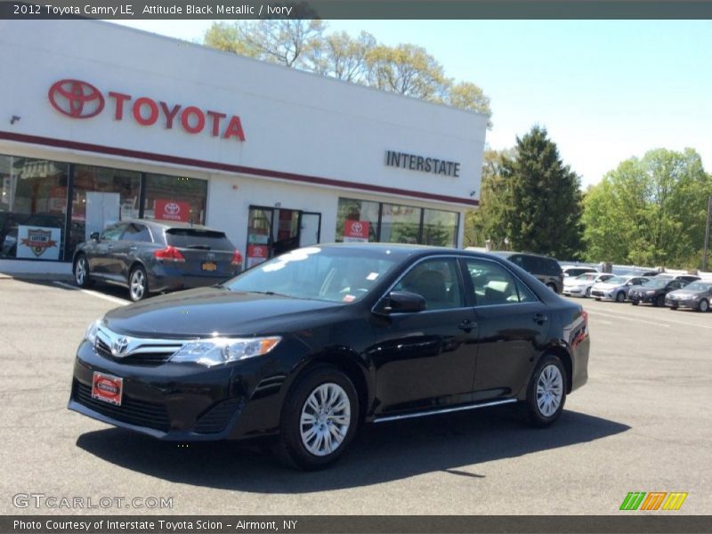 Attitude Black Metallic / Ivory 2012 Toyota Camry LE