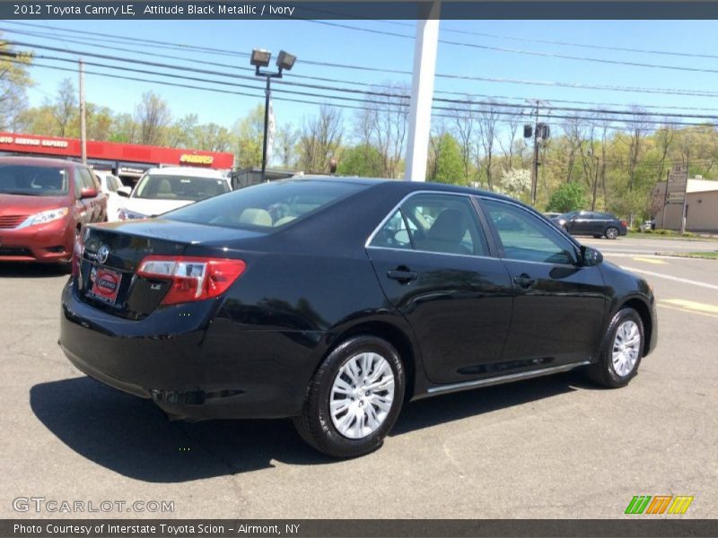 Attitude Black Metallic / Ivory 2012 Toyota Camry LE