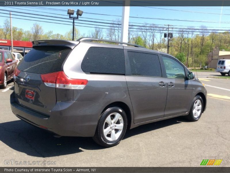 Predawn Gray Mica / Light Gray 2011 Toyota Sienna LE