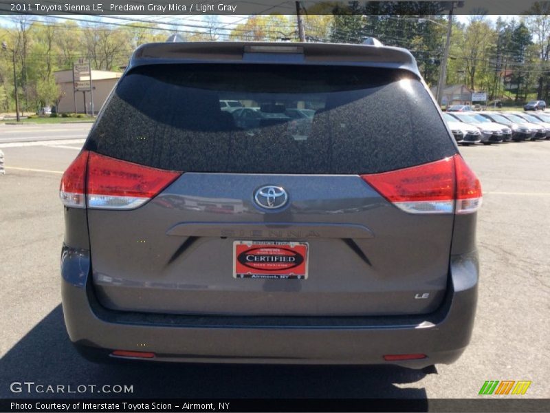 Predawn Gray Mica / Light Gray 2011 Toyota Sienna LE