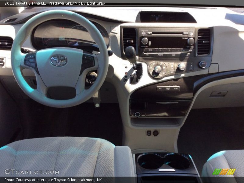 Predawn Gray Mica / Light Gray 2011 Toyota Sienna LE