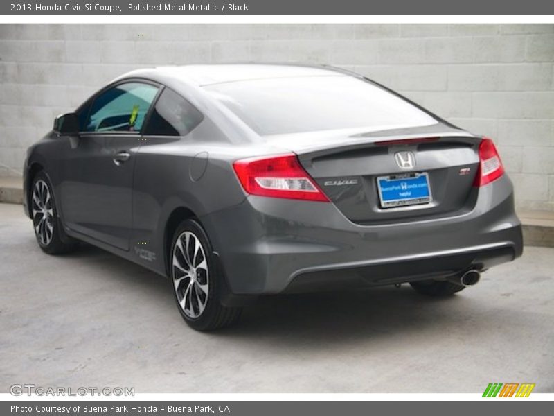 Polished Metal Metallic / Black 2013 Honda Civic Si Coupe