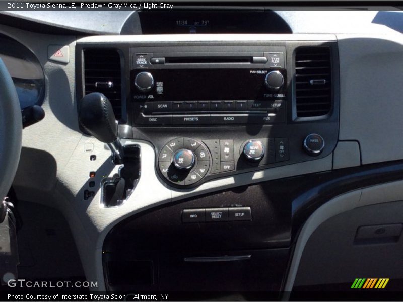 Predawn Gray Mica / Light Gray 2011 Toyota Sienna LE
