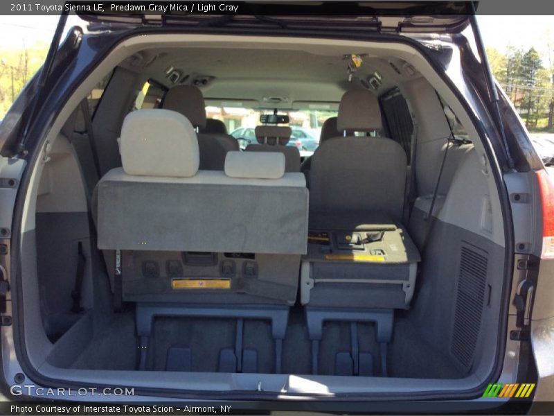 Predawn Gray Mica / Light Gray 2011 Toyota Sienna LE