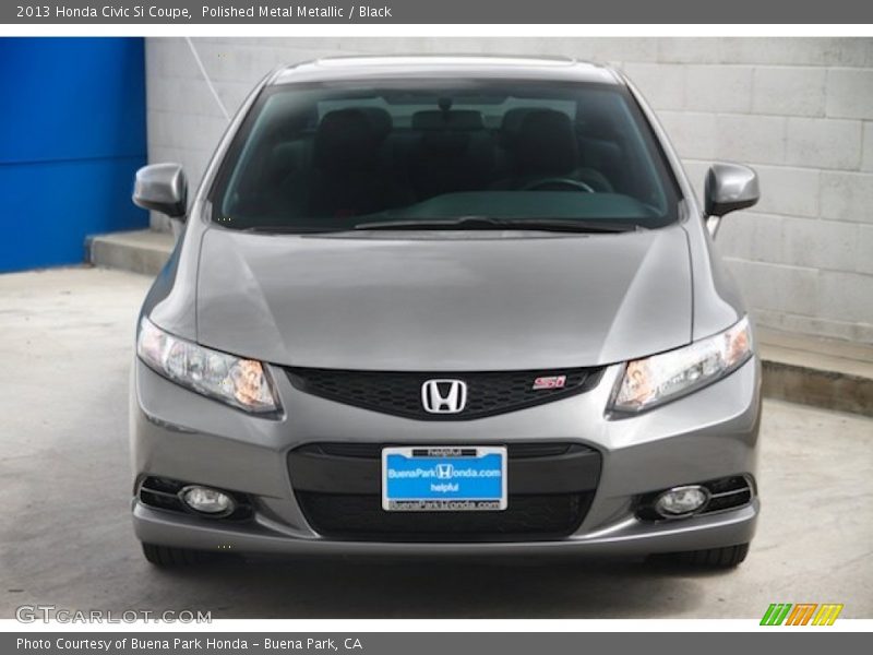 Polished Metal Metallic / Black 2013 Honda Civic Si Coupe