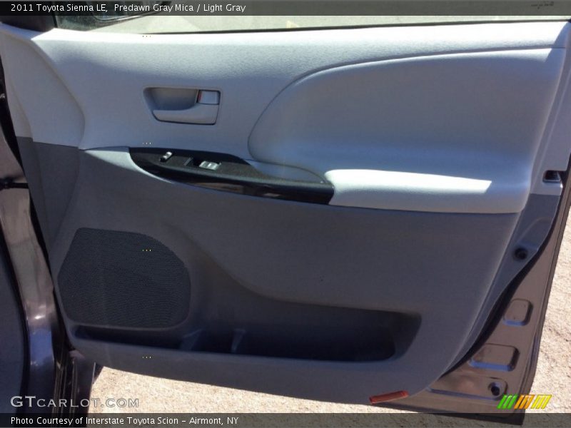 Predawn Gray Mica / Light Gray 2011 Toyota Sienna LE